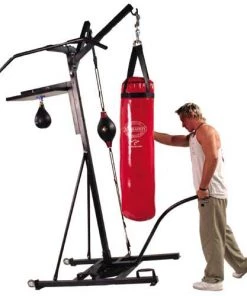 Jim Bradley Portable Fitness Equipment Portable 4 Way Training Station - Weighted Base