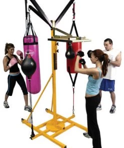 Jim Bradley Portable Fitness Equipment Portable 4 Way Training Station - Weighted Base