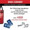 Jim Bradley Home Gym Boxing Bag Combo