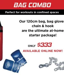 Jim Bradley Home Gym Boxing Bag Combo