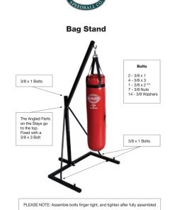 Jim Bradley Home Grade Bag Stand Punch/Kick Bag Accessories