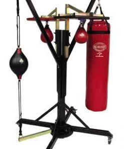 Jim Bradley Circuit Tree - 4 Way Boxing Station For Gyms Portable Fitness Equipment