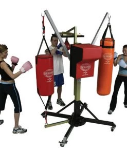 Jim Bradley Circuit Tree - 4 Way Boxing Station For Gyms Portable Fitness Equipment