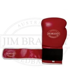 Jim Bradley 10 -16 Oz Boxing Gloves Leather Glove, Mitts & Focus Pads