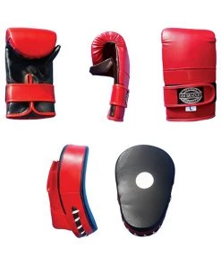 Jim Bradley Combo Set Bag Gloves & Focus Pad - All Branded With Your Logo