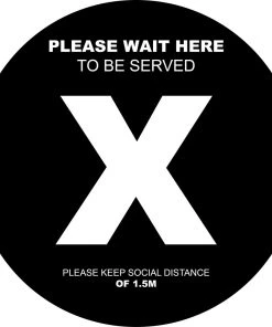 Jim Bradley Social Distancing Floor Decals Design 2