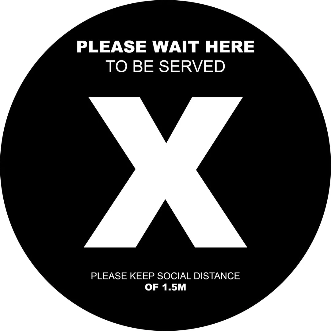 Jim Bradley Social Distancing Floor Decals Design 2 4 Jim Bradley Social Distancing Floor Decals Design 2