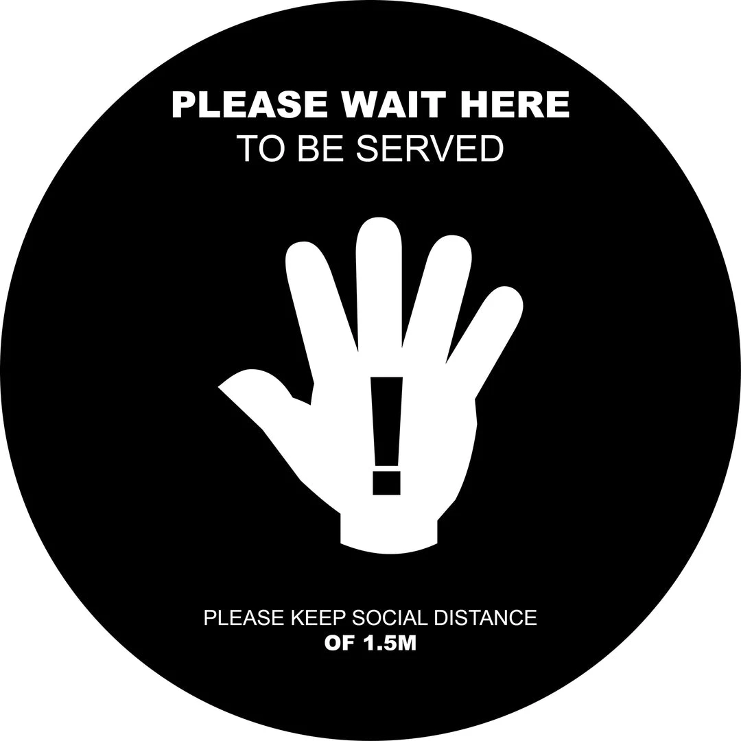 Jim Bradley Social Distancing Floor Decals Design 3 7 Jim Bradley Social Distancing Floor Decals Design 3