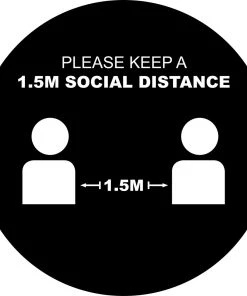 Jim Bradley Gyms Social Distancing Signage Social Distancing Floor Decals Design 4