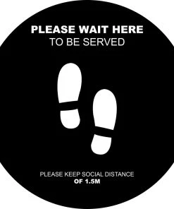 Jim Bradley Gyms Social Distancing Signage Social Distancing Floor Decals Design 1