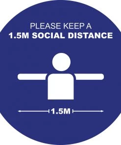 Jim Bradley Social Distancing Floor Decals Design 5