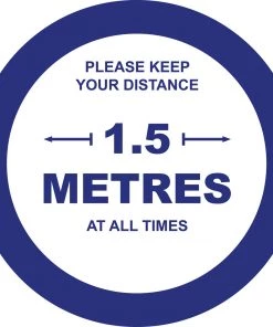 Jim Bradley Social Distancing Floor Decals Design 6 Gyms Social Distancing Signage