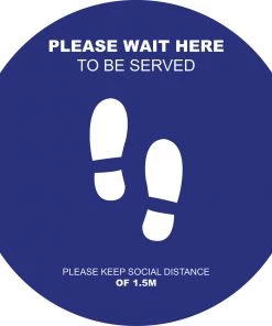 Jim Bradley Gyms Social Distancing Signage Social Distancing Floor Decals Design 1