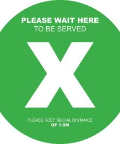 Jim Bradley Social Distancing Floor Decals Design 2