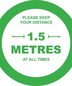 Jim Bradley Social Distancing Floor Decals Design 6 Gyms Social Distancing Signage