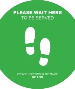 Jim Bradley Gyms Social Distancing Signage Social Distancing Floor Decals Design 1