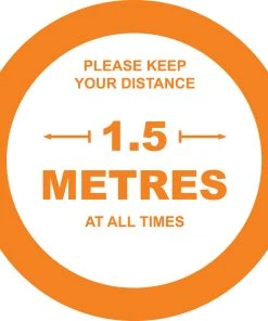 Jim Bradley Social Distancing Floor Decals Design 6 Gyms Social Distancing Signage