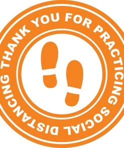 Jim Bradley Social Distancing Floor Decals Design 7 Gyms Social Distancing Signage