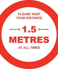 Jim Bradley Social Distancing Floor Decals Design 6 Gyms Social Distancing Signage