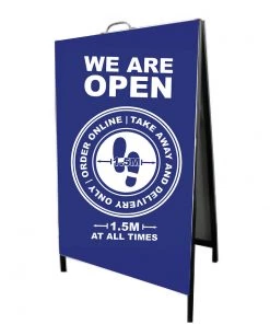 Jim Bradley A-Frame Social Distancing - Design 1