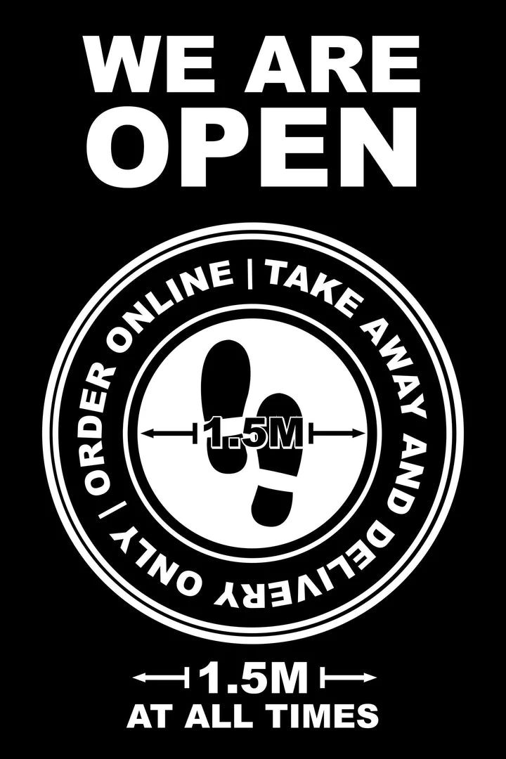 Jim Bradley Gyms Social Distancing Signage A-Frame Social Distancing - Design 3 5 Jim Bradley Gyms Social Distancing Signage A-Frame Social Distancing - Design 3
