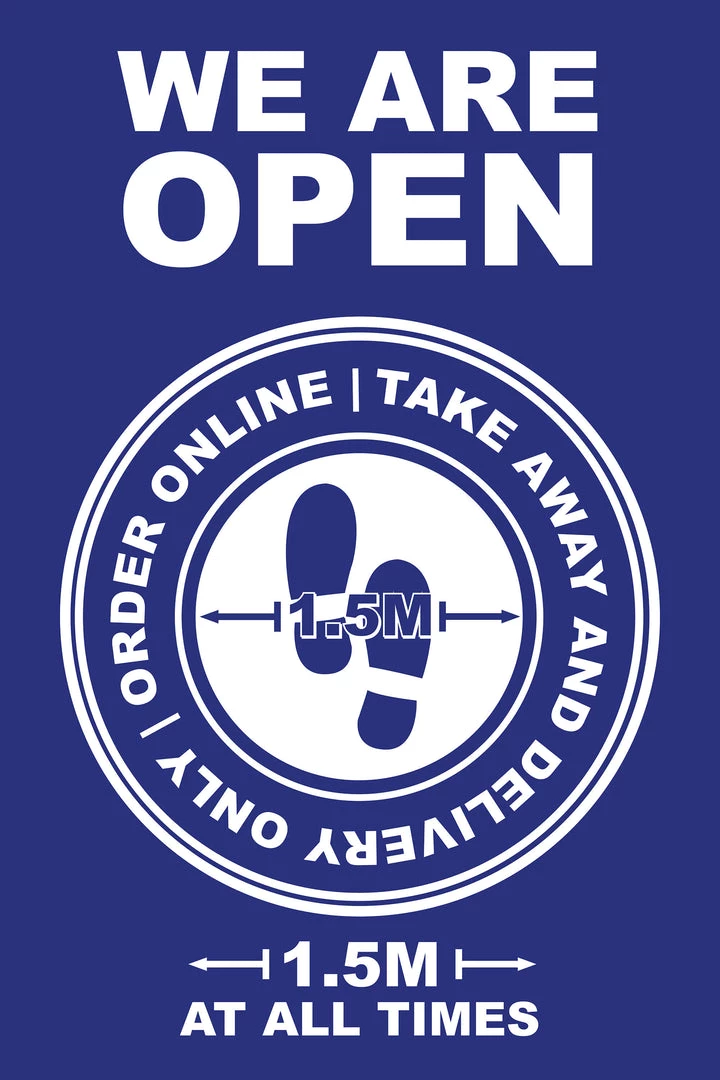 Jim Bradley Gyms Social Distancing Signage A-Frame Social Distancing - Design 3 6 Jim Bradley Gyms Social Distancing Signage A-Frame Social Distancing - Design 3