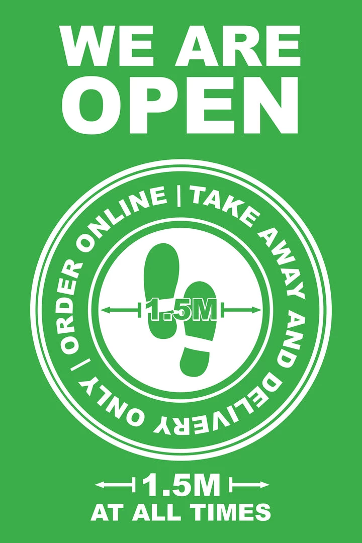 Jim Bradley Gyms Social Distancing Signage A-Frame Social Distancing - Design 3 7 Jim Bradley Gyms Social Distancing Signage A-Frame Social Distancing - Design 3