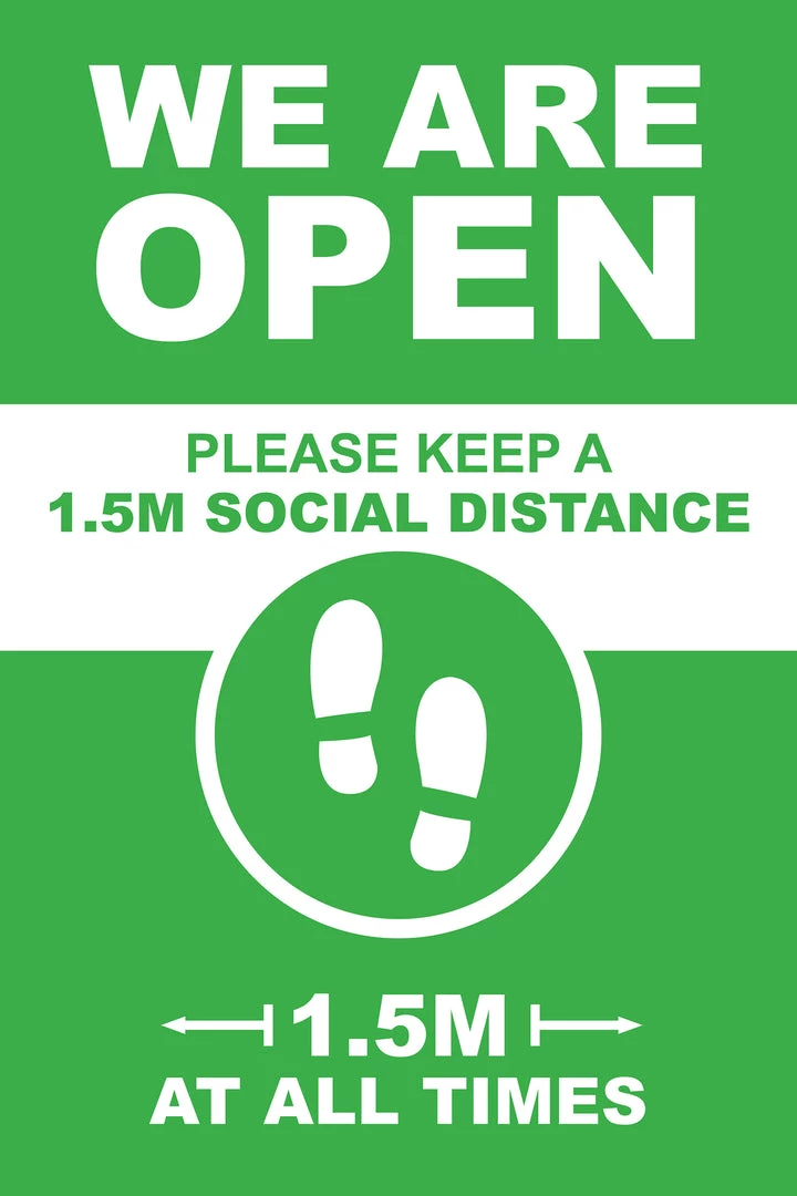 Jim Bradley A-Frame Social Distancing - Design 1 5 Jim Bradley A-Frame Social Distancing - Design 1