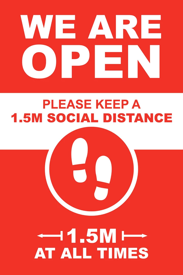 Jim Bradley A-Frame Social Distancing - Design 1 7 Jim Bradley A-Frame Social Distancing - Design 1