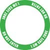 Jim Bradley Social Distancing Floor Decal Full Circle Design 3 Gyms Social Distancing Signage