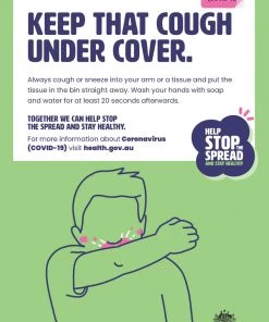 Jim Bradley Coronavirus (COVID-19) – Keep That Cough Under Cover Gyms Social Distancing Signage