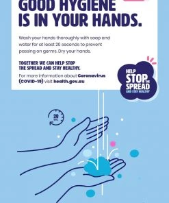 Jim Bradley Coronavirus (COVID-19) – Good Hygiene Is In Your Hands Gyms Social Distancing Signage