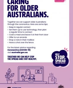 Jim Bradley Coronavirus (COVID-19) – Supporting Older Australians Gyms Social Distancing Signage